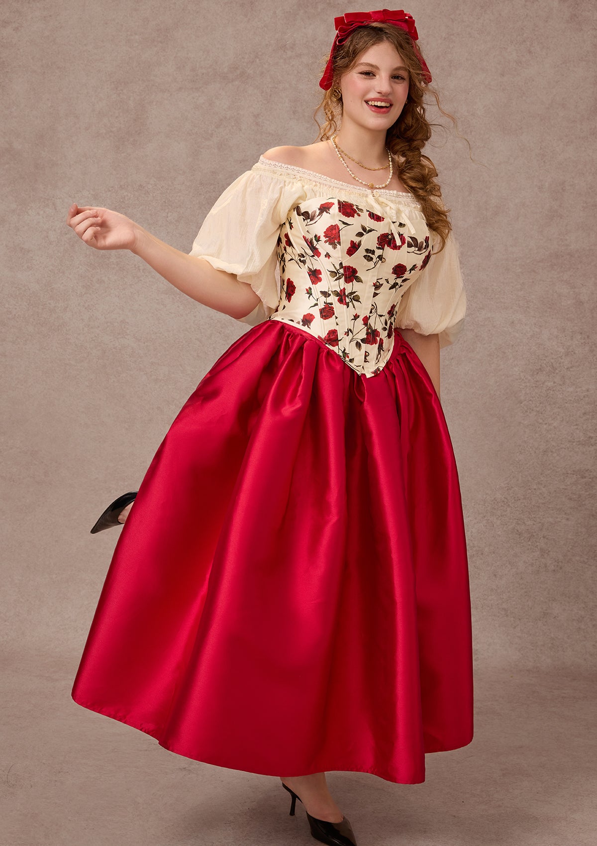 Curve&amp;Plus Rose Heights Corset