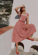 Cottage Girl Diary Red Top