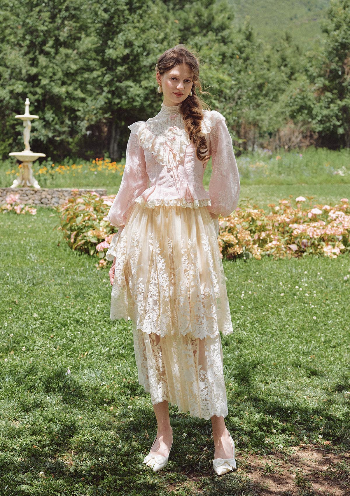 Bourbon Reverie Lace Blouse