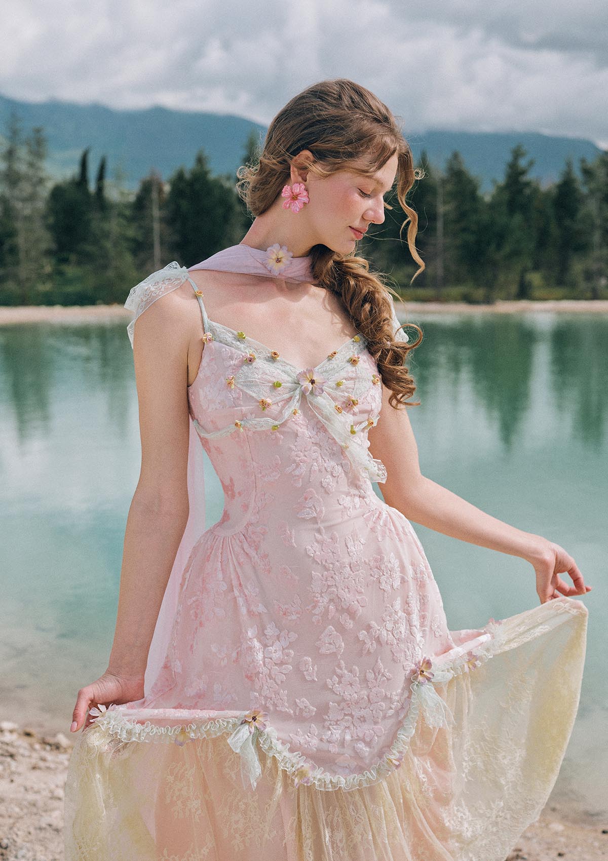 Coral Oz Dress