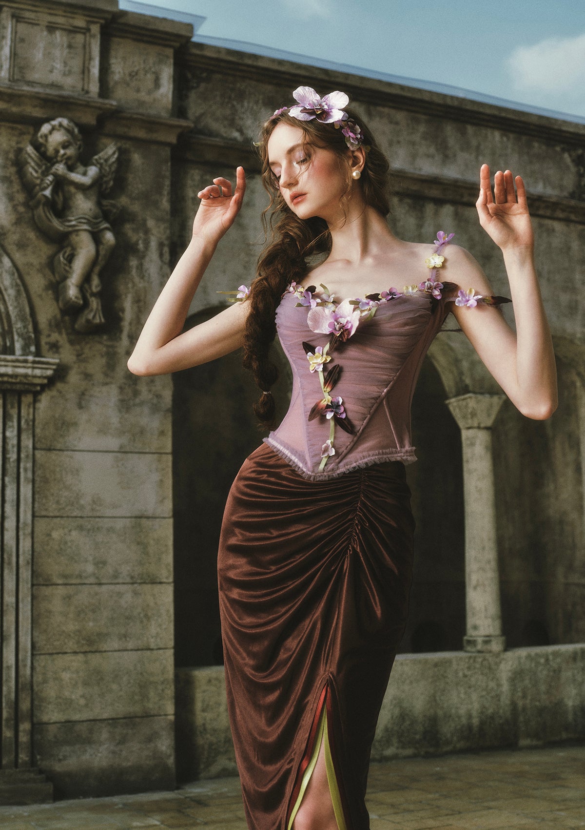 Moonlit Vine Corset