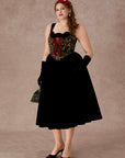Curve&Plus Smoked Berries Corset Dress