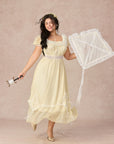 Curve&Plus Yellow Kite Dress