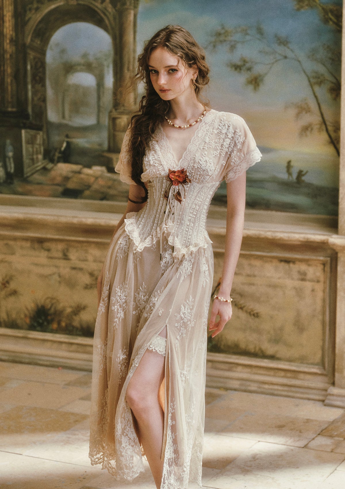 Wild Thorn Rose Corset Dress