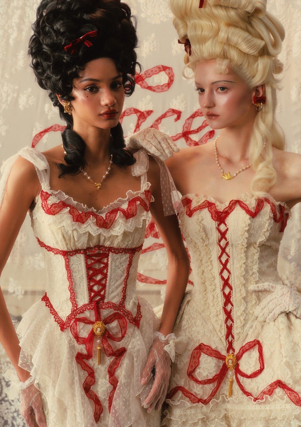 Poem of Bygone Days Puffy Mini Dress