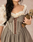 Curve&Plus Bear Date Dress（Short)