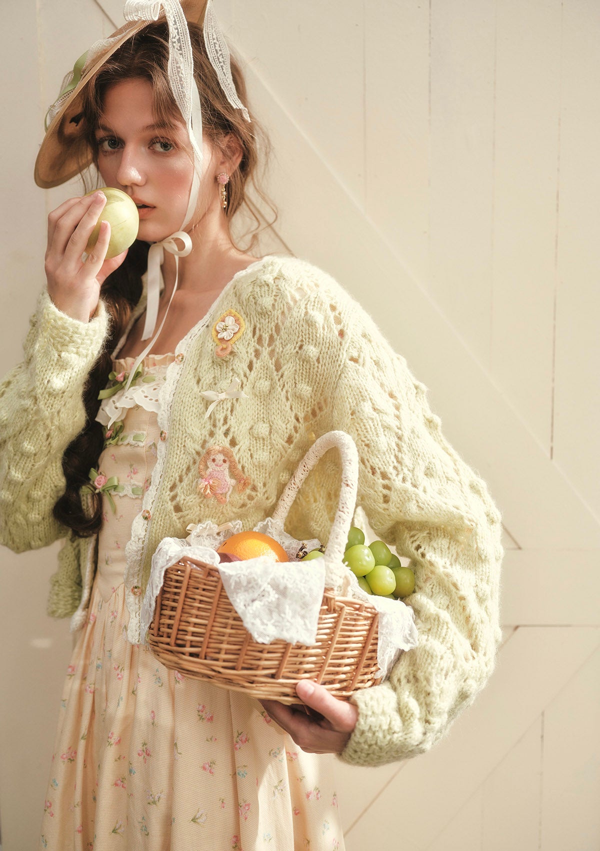 Curve&Plus Perfume Dollhouse Knit Cardigan