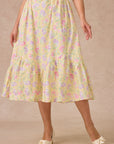 Curve&Plus Honey Tea Garden Dress