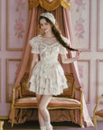 Süßes Blütenbonbon-Hauskleid