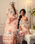 Floral Dreamweave Corset Dress