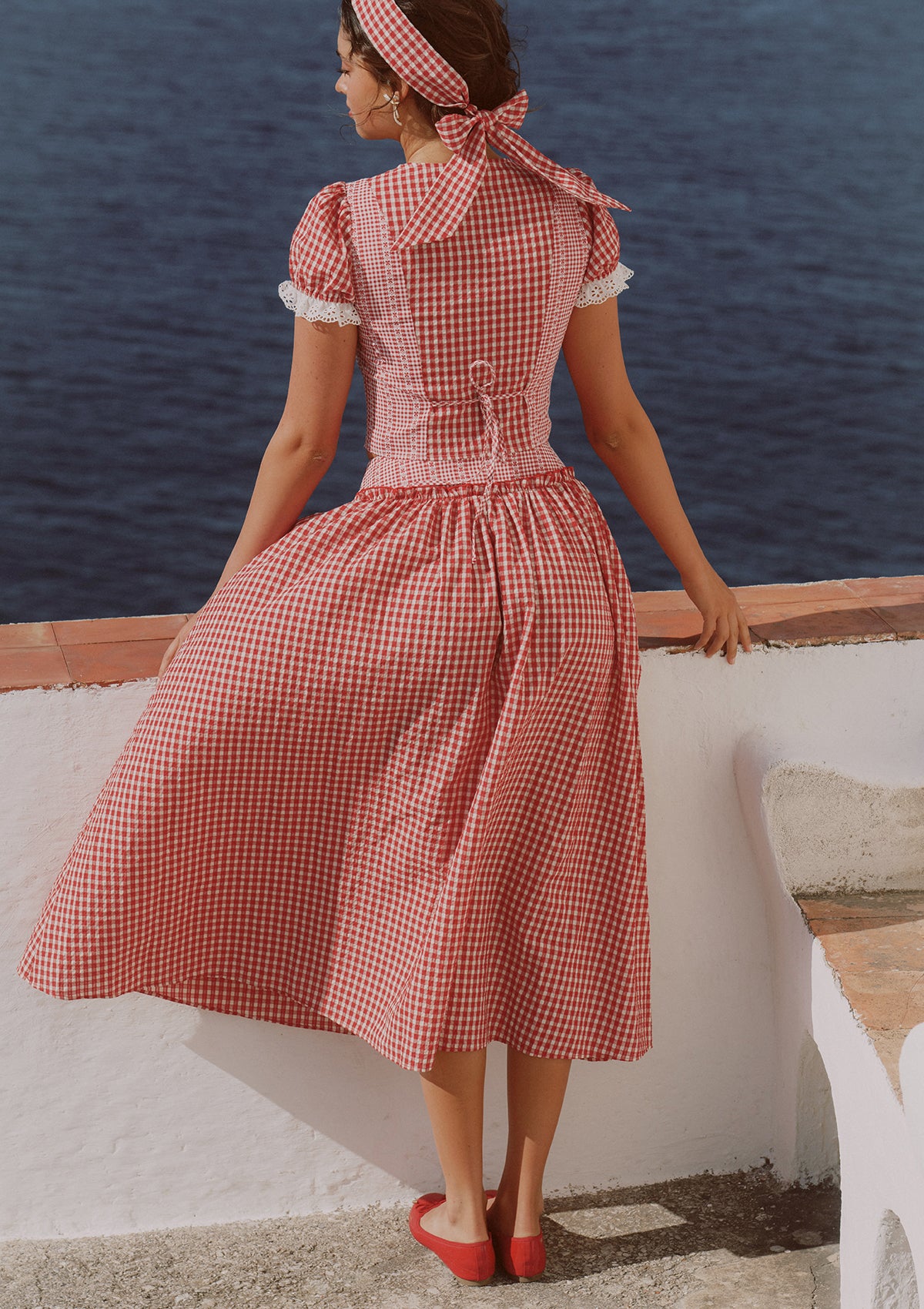 Cottage Girl Diary Red Skirt