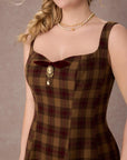 Curve&Plus Tartan Majesty Maxi Dress