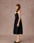Curve&Plus Berry Buccaneer Dress(Long)