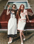 Sailor Love Letter Dress (Navy)