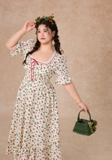 Curve & Plus Wild Strawberry Paradise  Dress