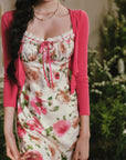 Corn Poppy Cardigan