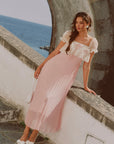 Honeyed Peach Bloom Dress
