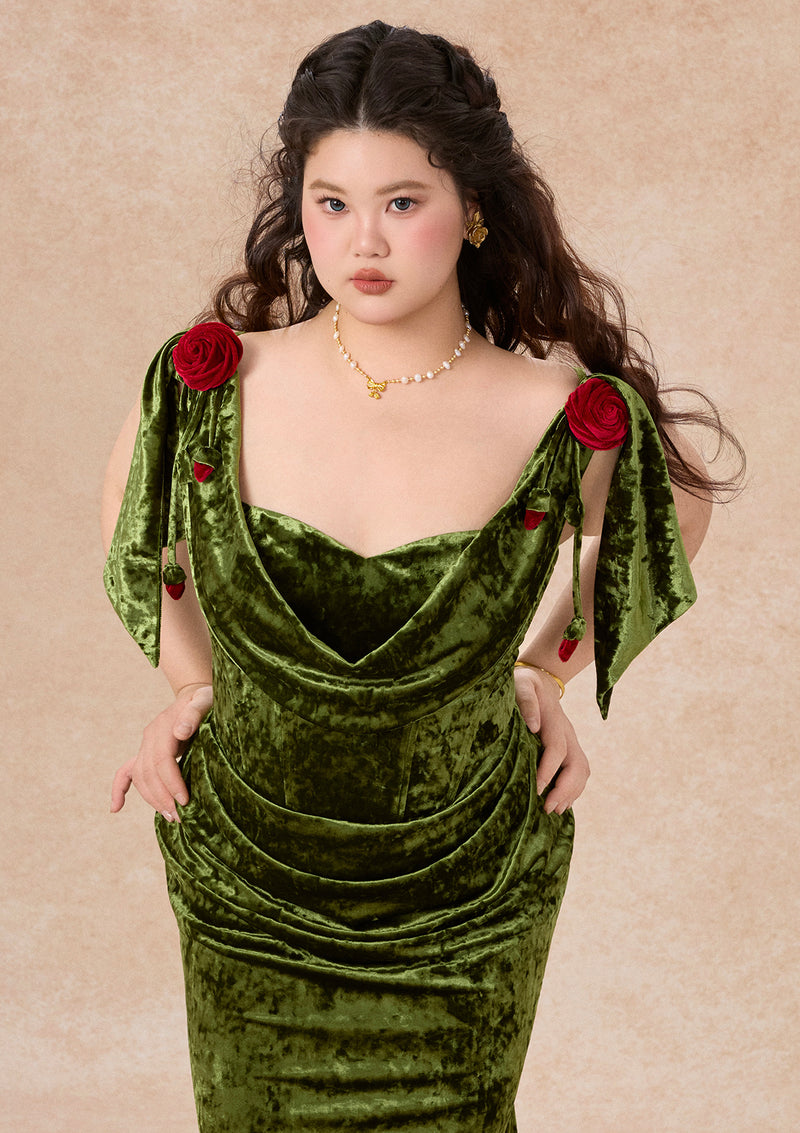 Curve & Plus Greenwood Rose Metamorphosis Dress