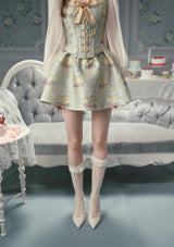 Mary's Garden Poem Corset Dress