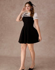 Curve&Plus Beyond Campus Black Dress(Short)