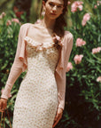 Petite Vase Knit Dress – Blush