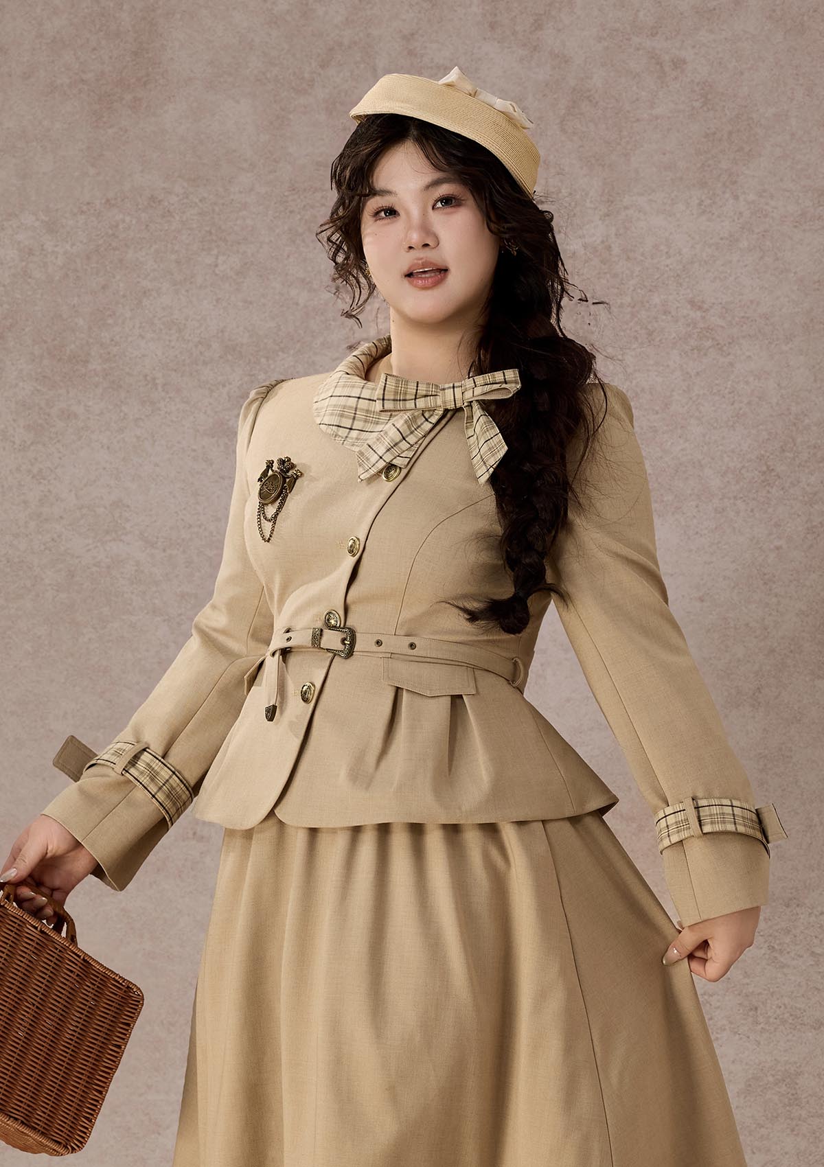 Curve&amp;Plus British Voyage Coat