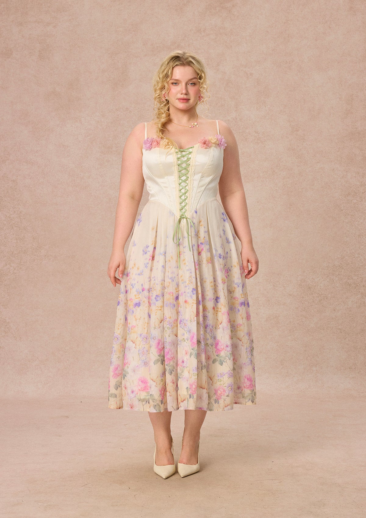 Curve&amp;Plus Bloom Overture Corset Dress （Long）