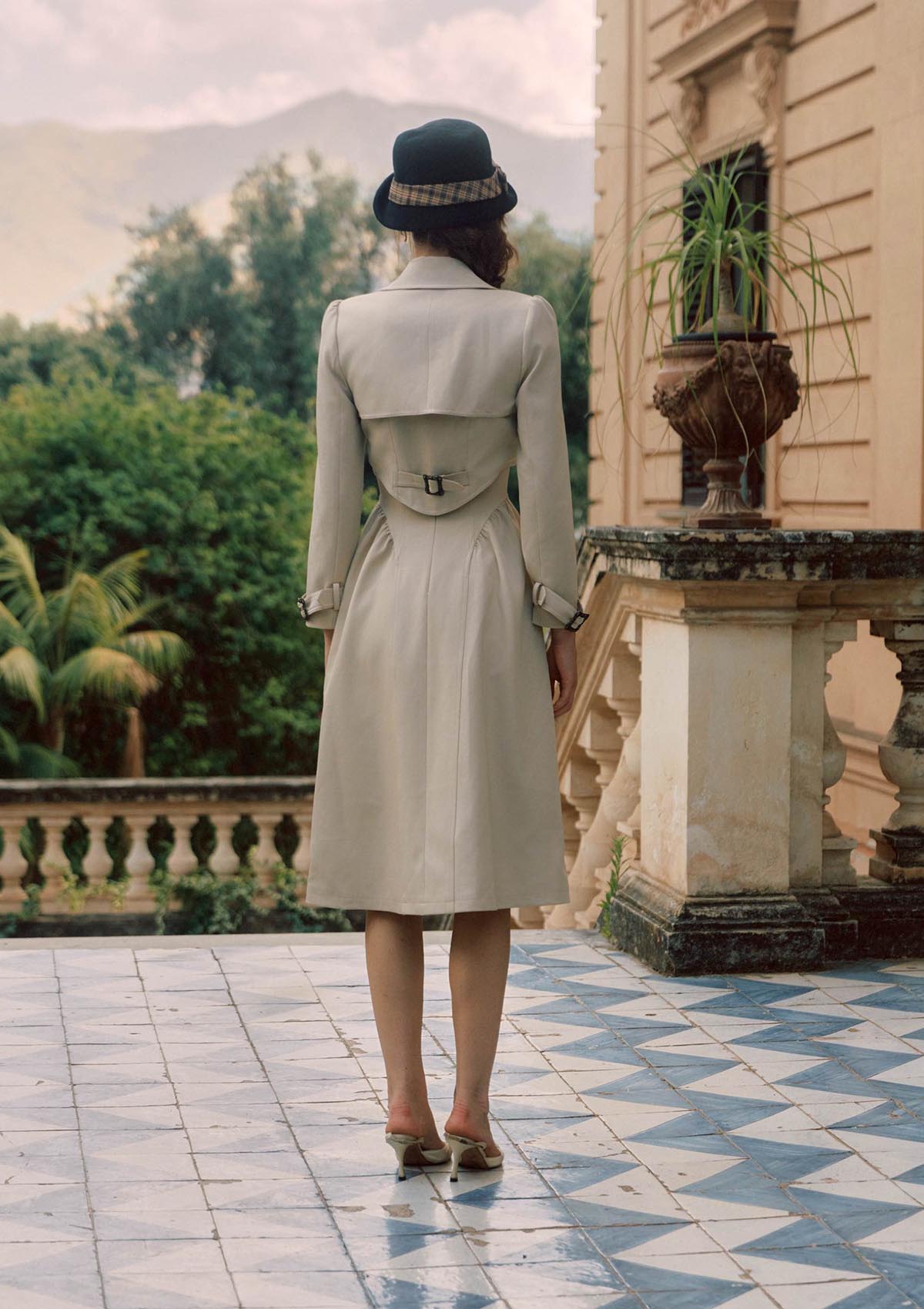 Cream Tea Trench Dress