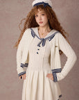 White Sail Maiden Cable Knit Cardigan