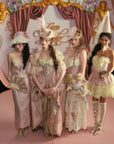 Blush-Gold Era: Crowning Glory Gown