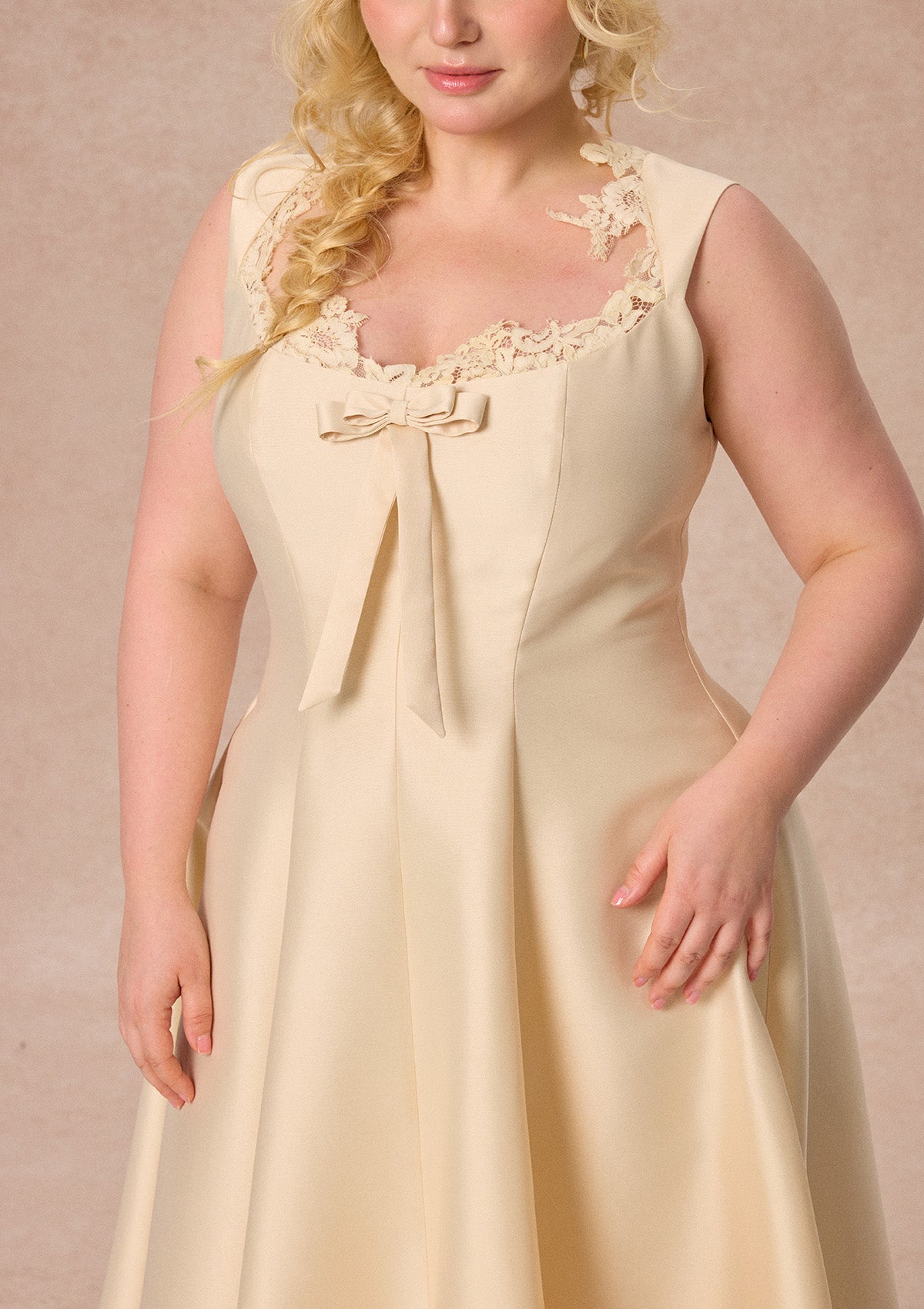 Curve&amp;Plus Castle Vow Dress （White）