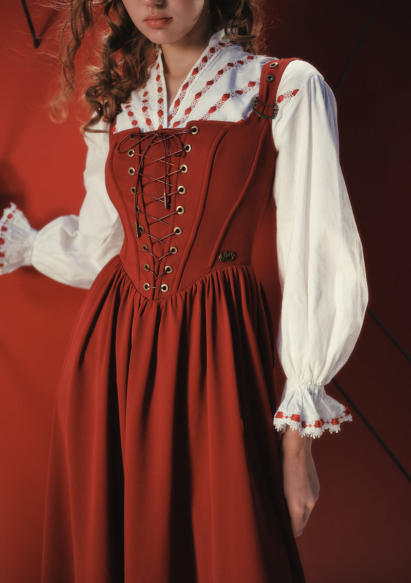 The Red Swordsman Dress