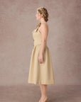 Curve&Plus Cream Tea Trench Dress