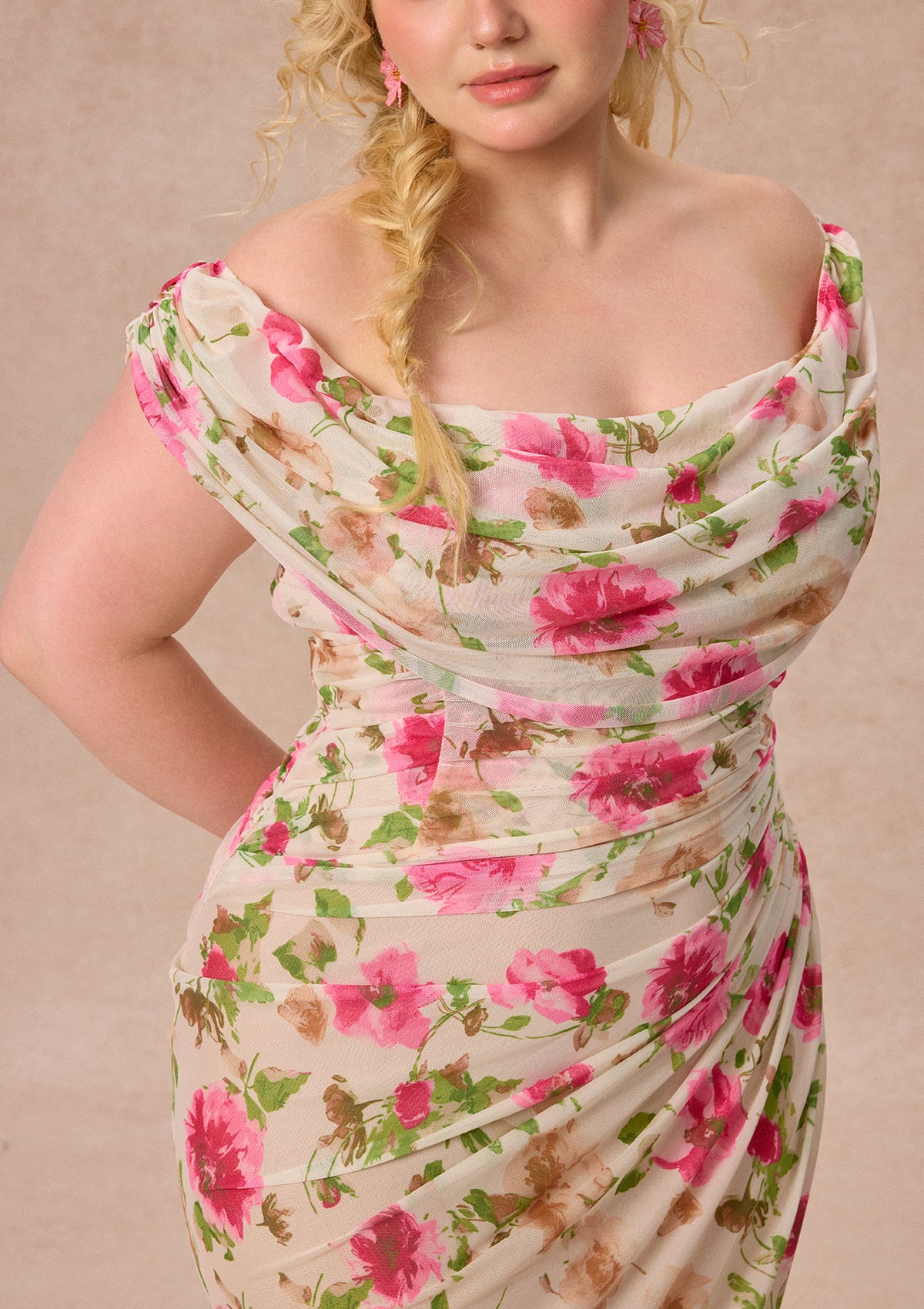 Curve&amp;Plus Clear Spring Dawn Dress（Long）