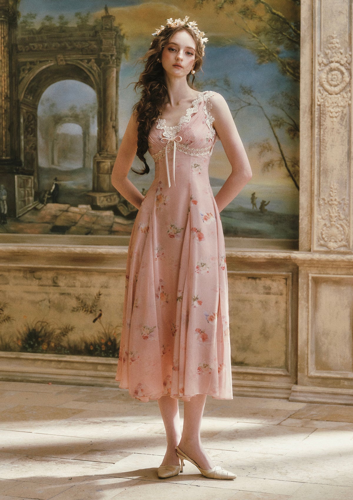 Old Rose Letter Dress