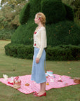 Christmas Berry Carol knit Cardigan (beige)