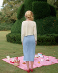 Christmas Berry Carol knit Cardigan (beige)