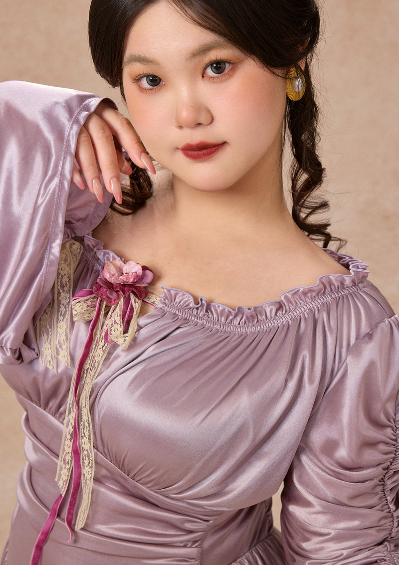 Curve&Plus Lavender Hue Parthenon Dress