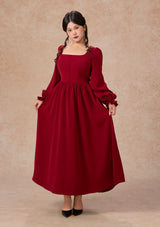 Curve&Plus Passionate Love Bordeaux Dress