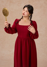 Curve&Plus Passionate Love Bordeaux Dress