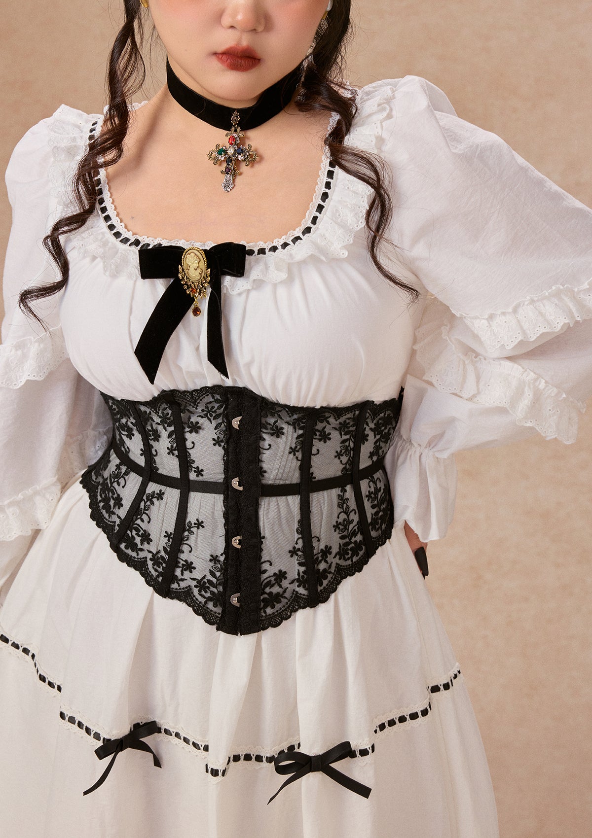Curve&amp;Plus Ghost Carol Dress