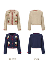 Strawberry Mont Blanc Knit Cardigan
