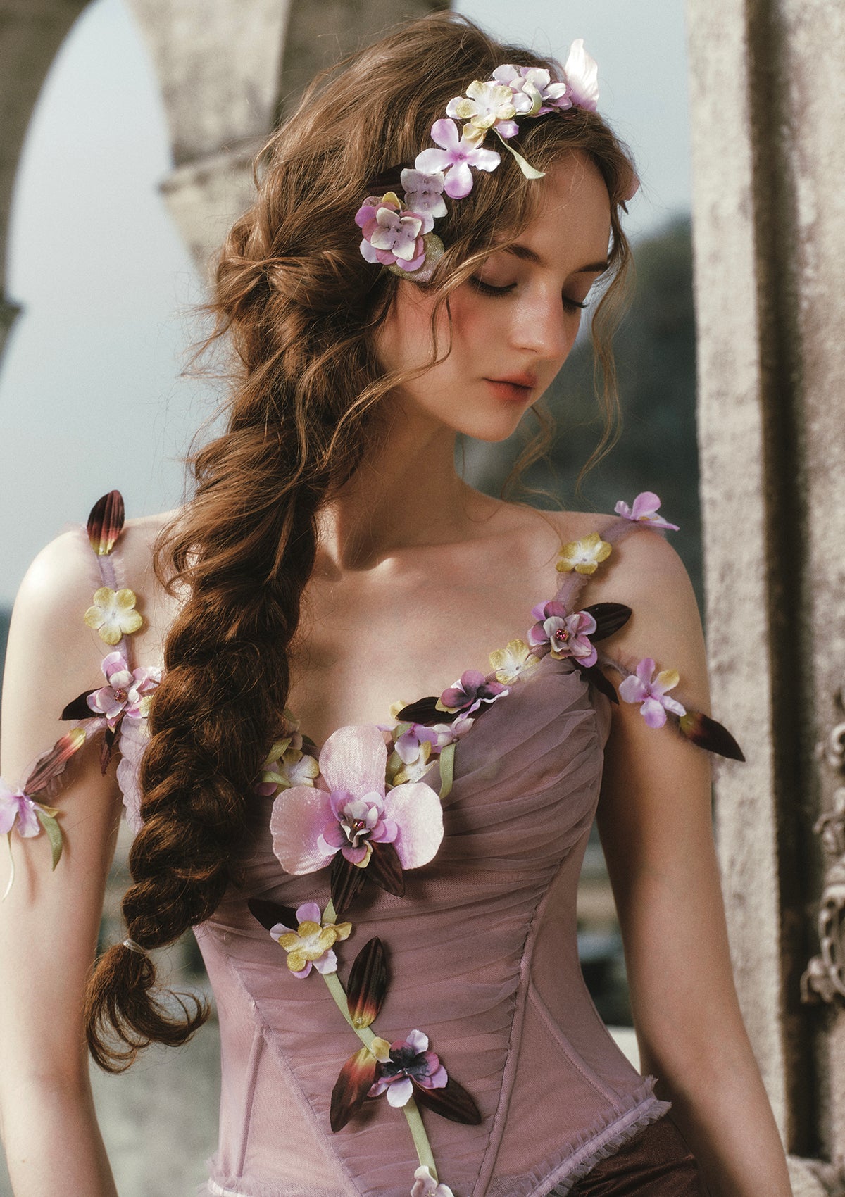 Moonlit Vine Corset