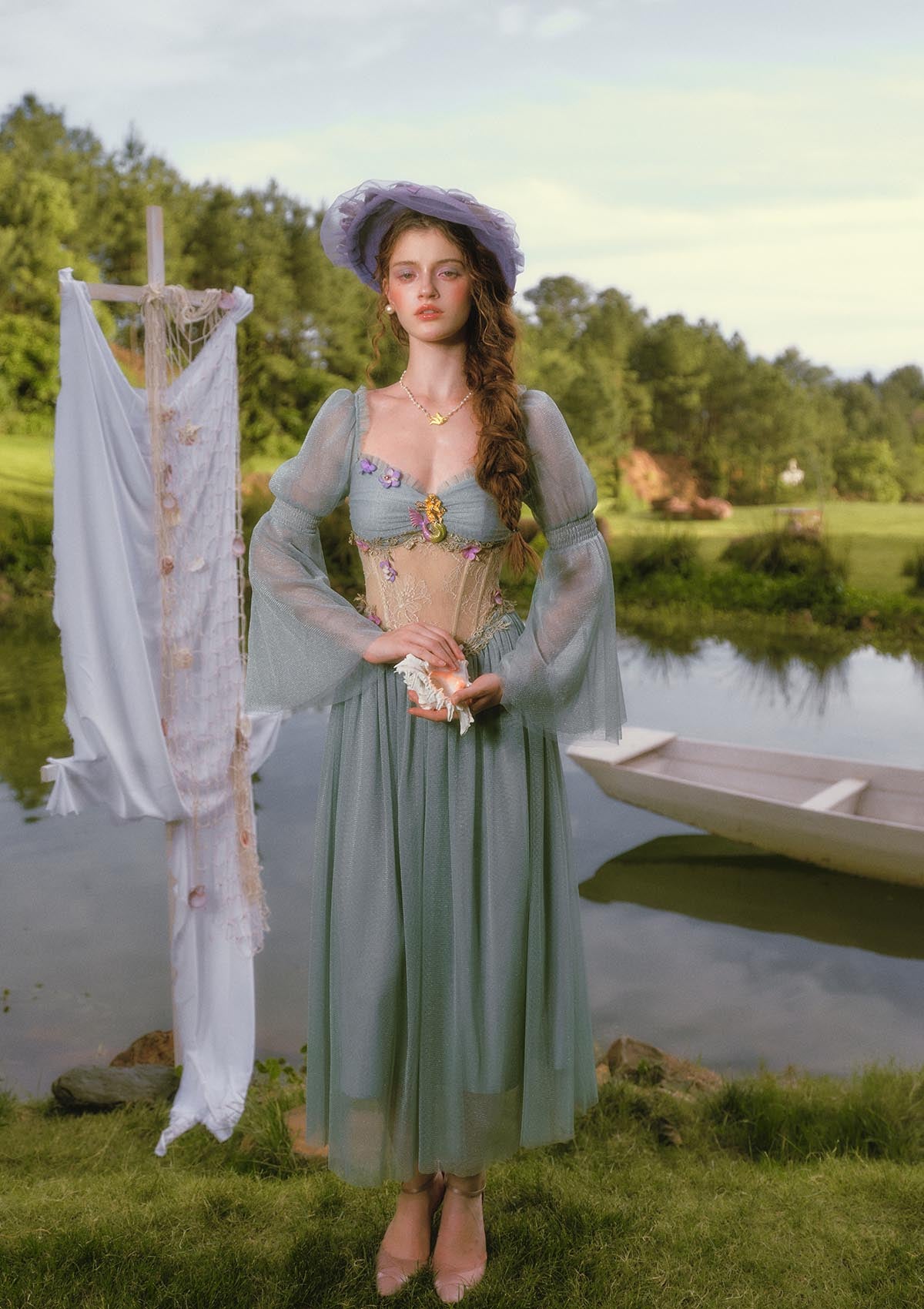 Turquoise Siren Corset Dress