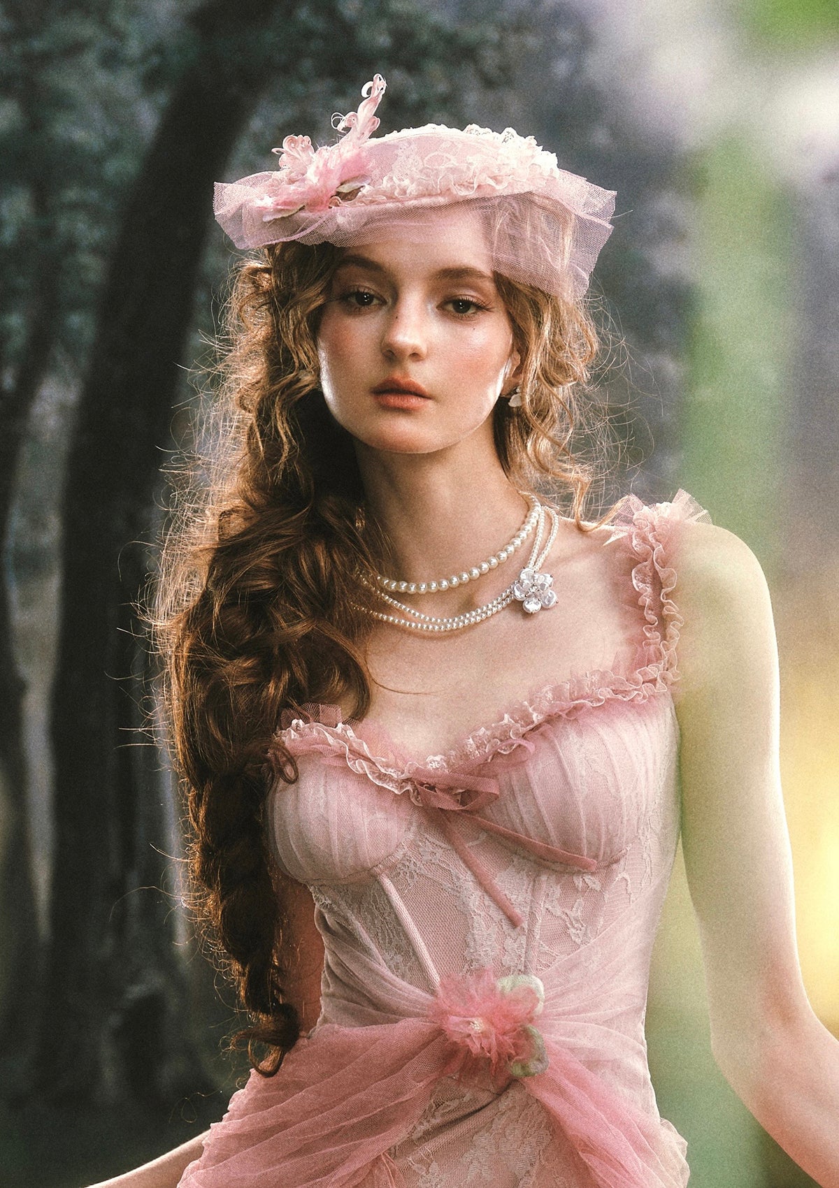Pembe Yabani Elma Çiçeği Başlığı