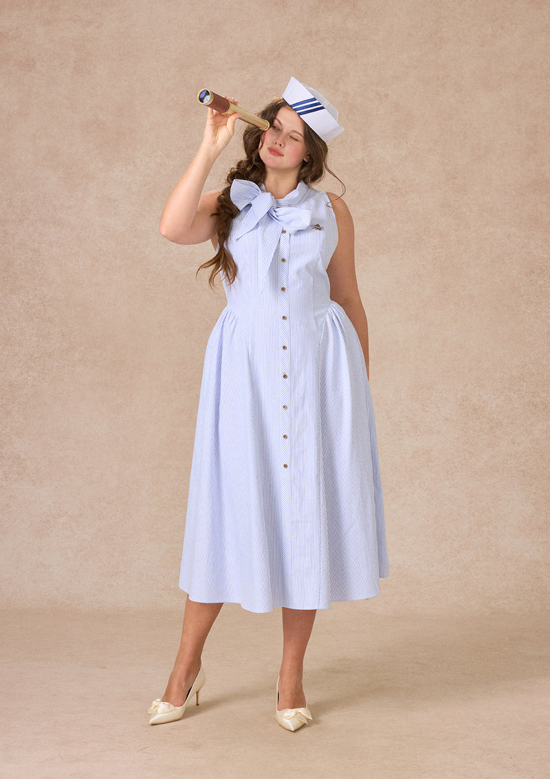 blue nautical dress Marina Dress
