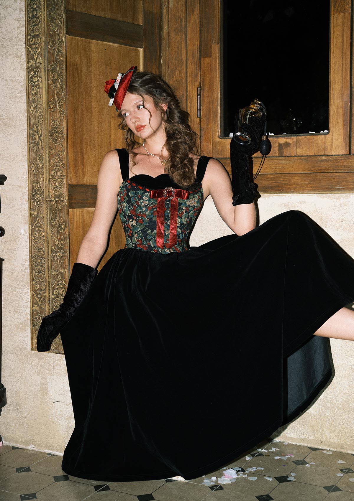 Smoked Berries Corset Dress