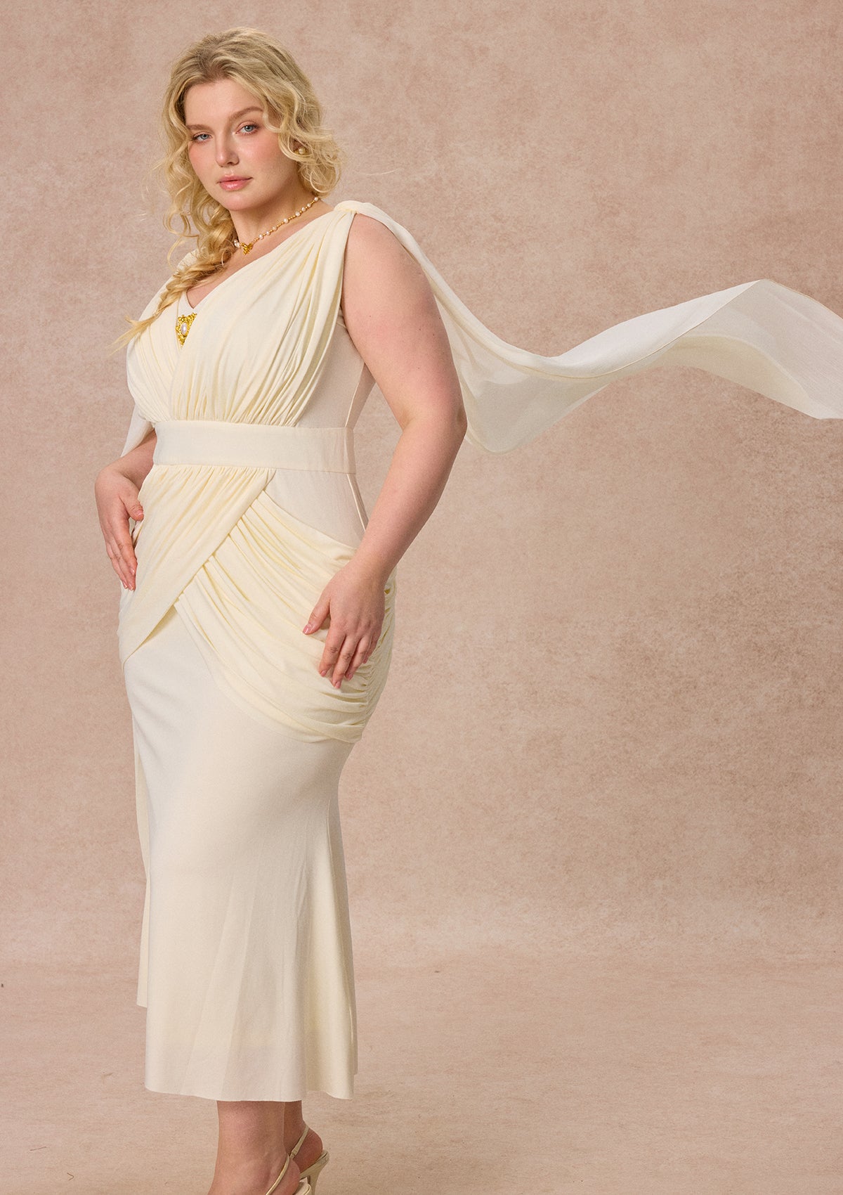 Curve&amp;Plus Temple Overture Dress