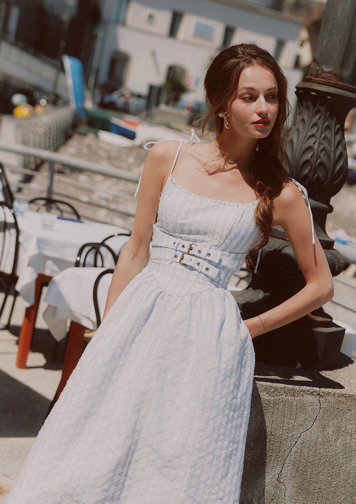 Azure Holiday Dress (Long)