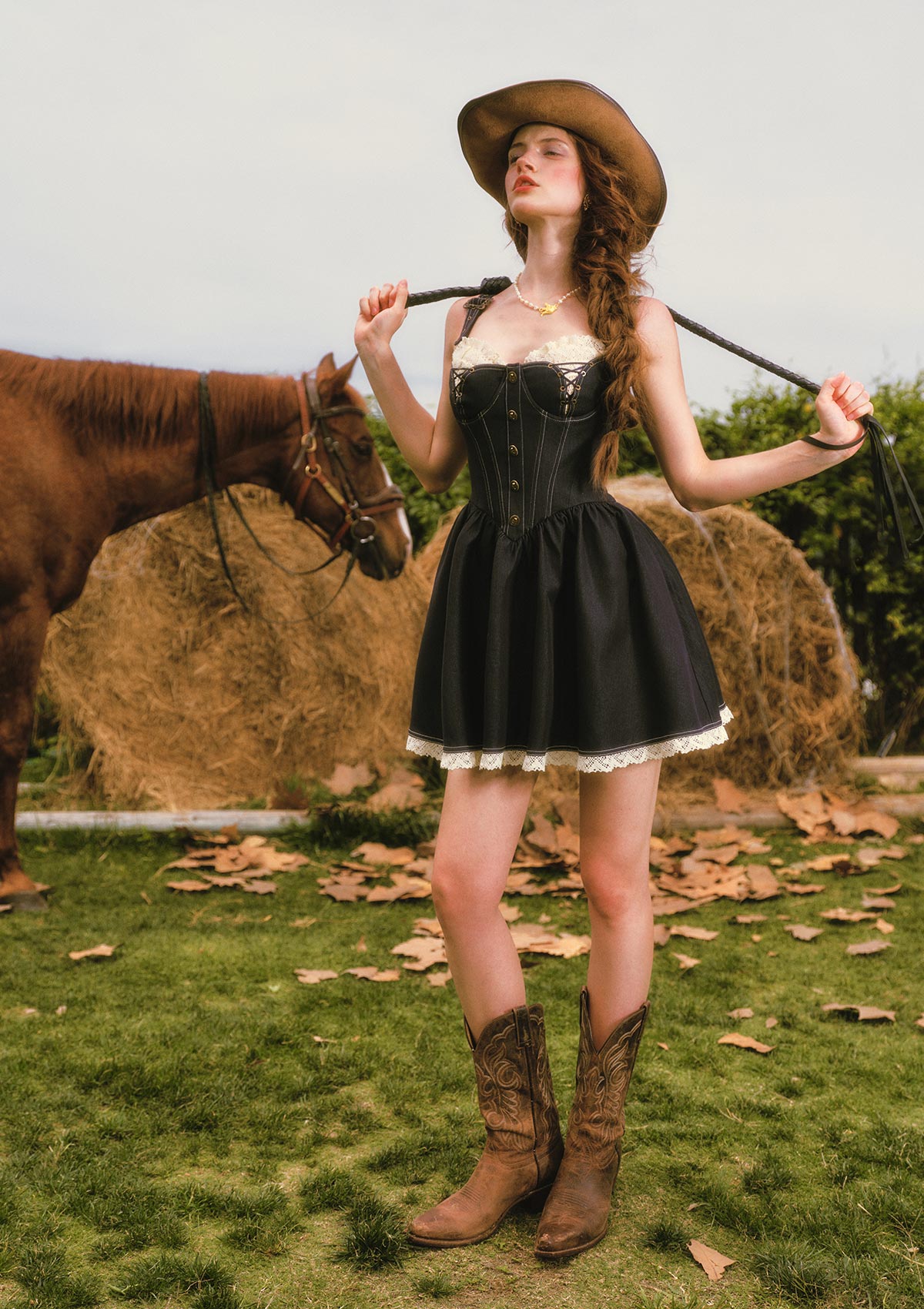 Berry Buccaneer Dress(Short)